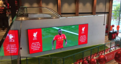 Dynamo LED Install Video Wall at Liverpool Football Club