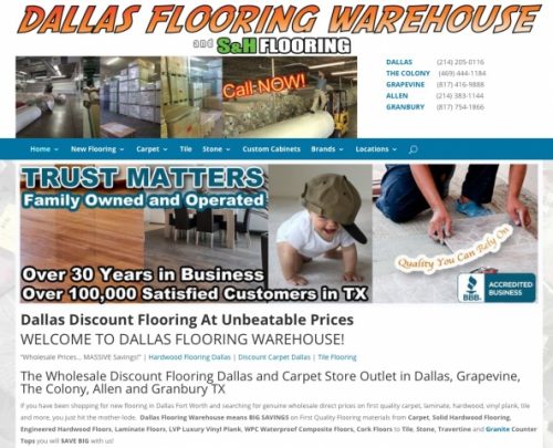 Dallas Flooring Warehouse Unveils Exciting Financing on New Floors in Dallas TX