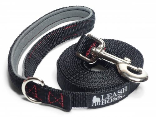 Medium Size Dog Leash 15 Foot With Padded Neoprene Handle & D-Ring Launched