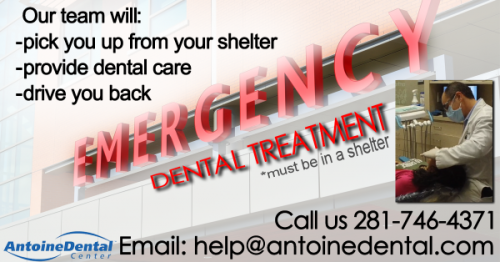 Dentist Northline North Houston TX Helps Family & Children in Hurricane Shelters