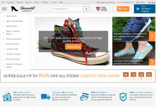 online service shoes