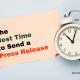 The Best Time and Day to Send a Press Release