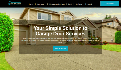 Central Ohio Garage Doors Reveals Newly Designed Website