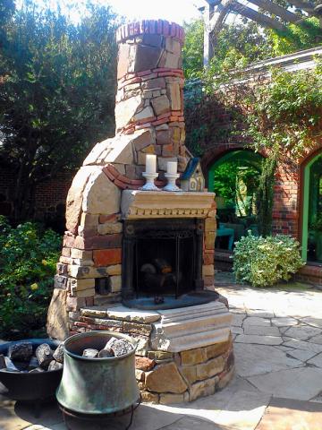 Garland Tx Outdoor Fireplace Construction Custom Stonework Announced