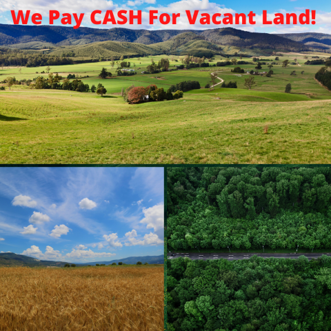 cashdealsforland.com – We buy land! Please visit the site to get an offer  on your property!