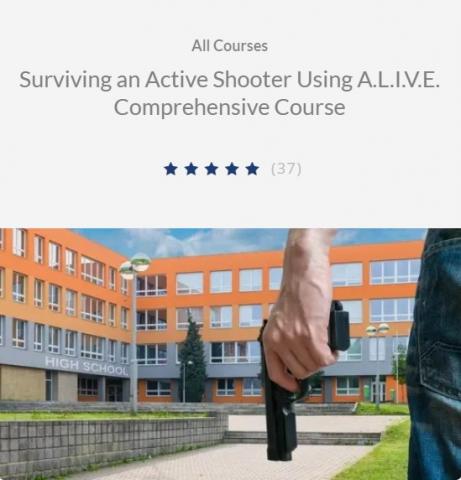 Active Shooter Incident Safety – Survival Response Tactical Course Launched