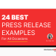 24 Best Press Release Examples