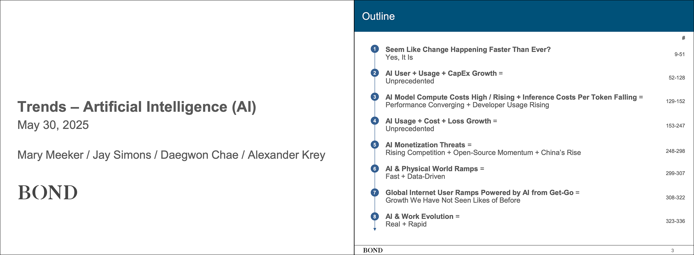 Screenshot of Mary Meeker’s 2025 AI trends report